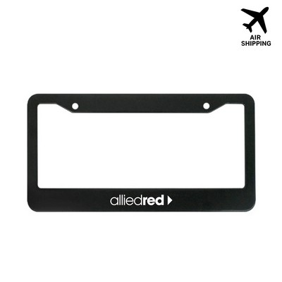 ABS Plastic License Plate Frame â€" Custom Shape Available